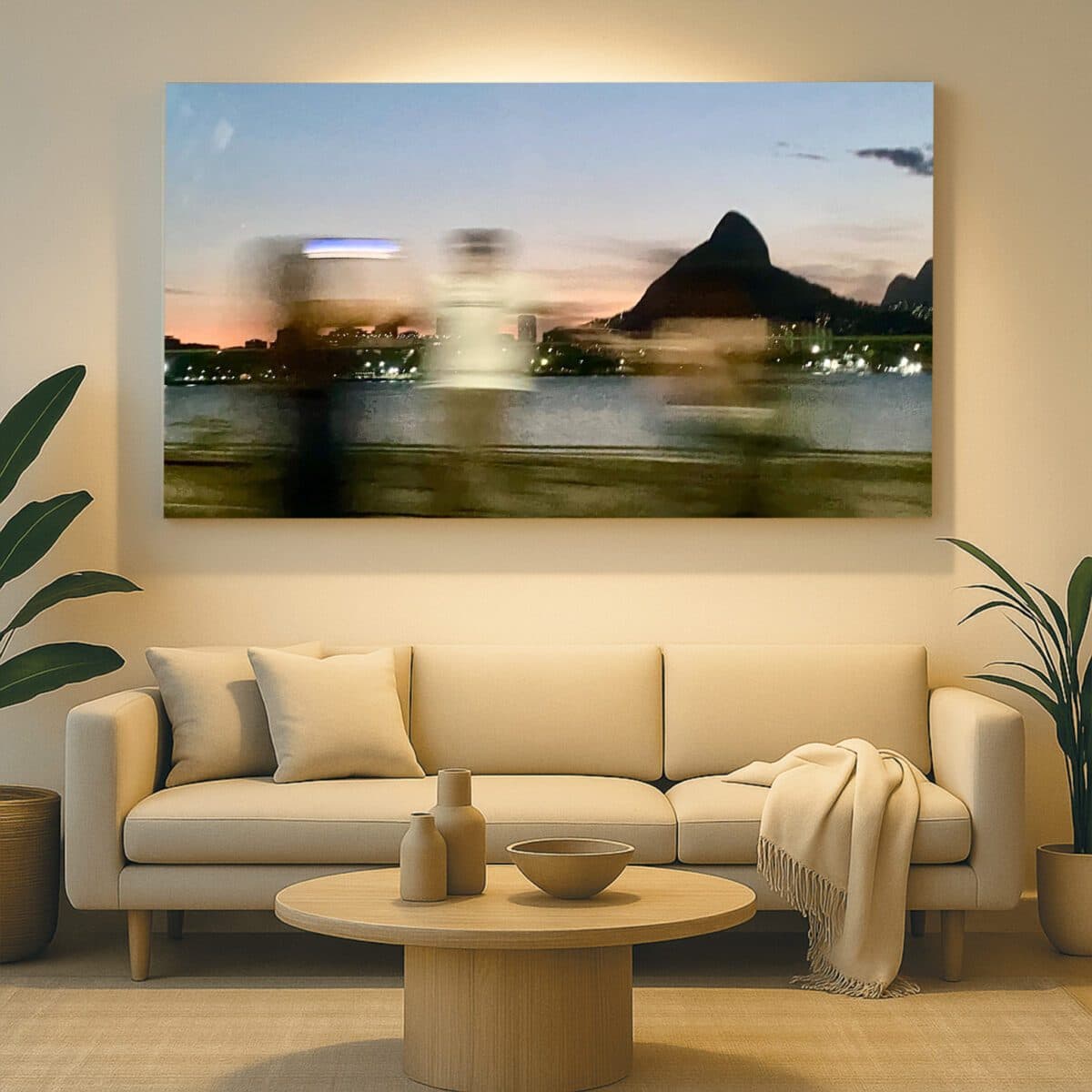 Lagoa ambientada em um interior