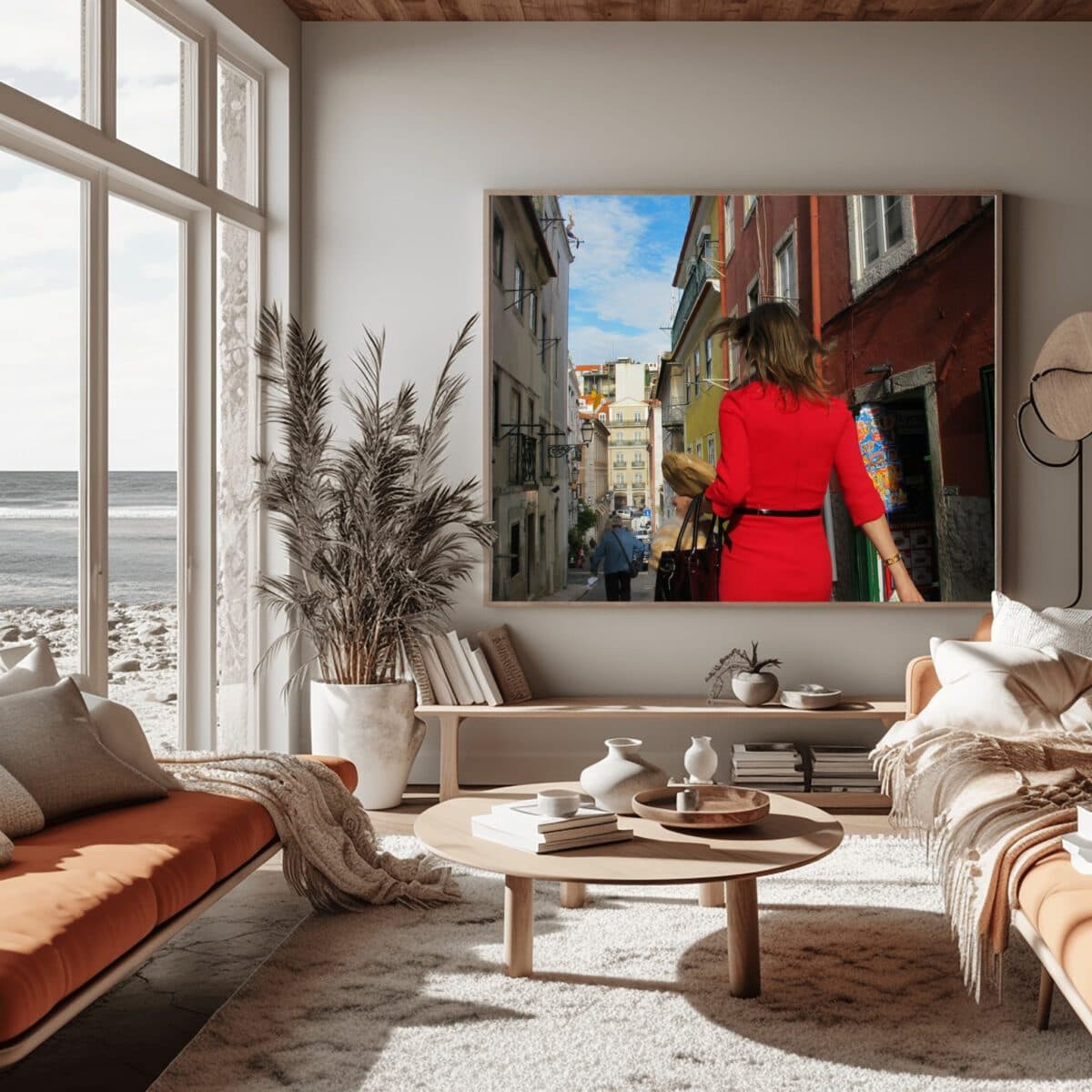 Lisboa ambientada em um interior