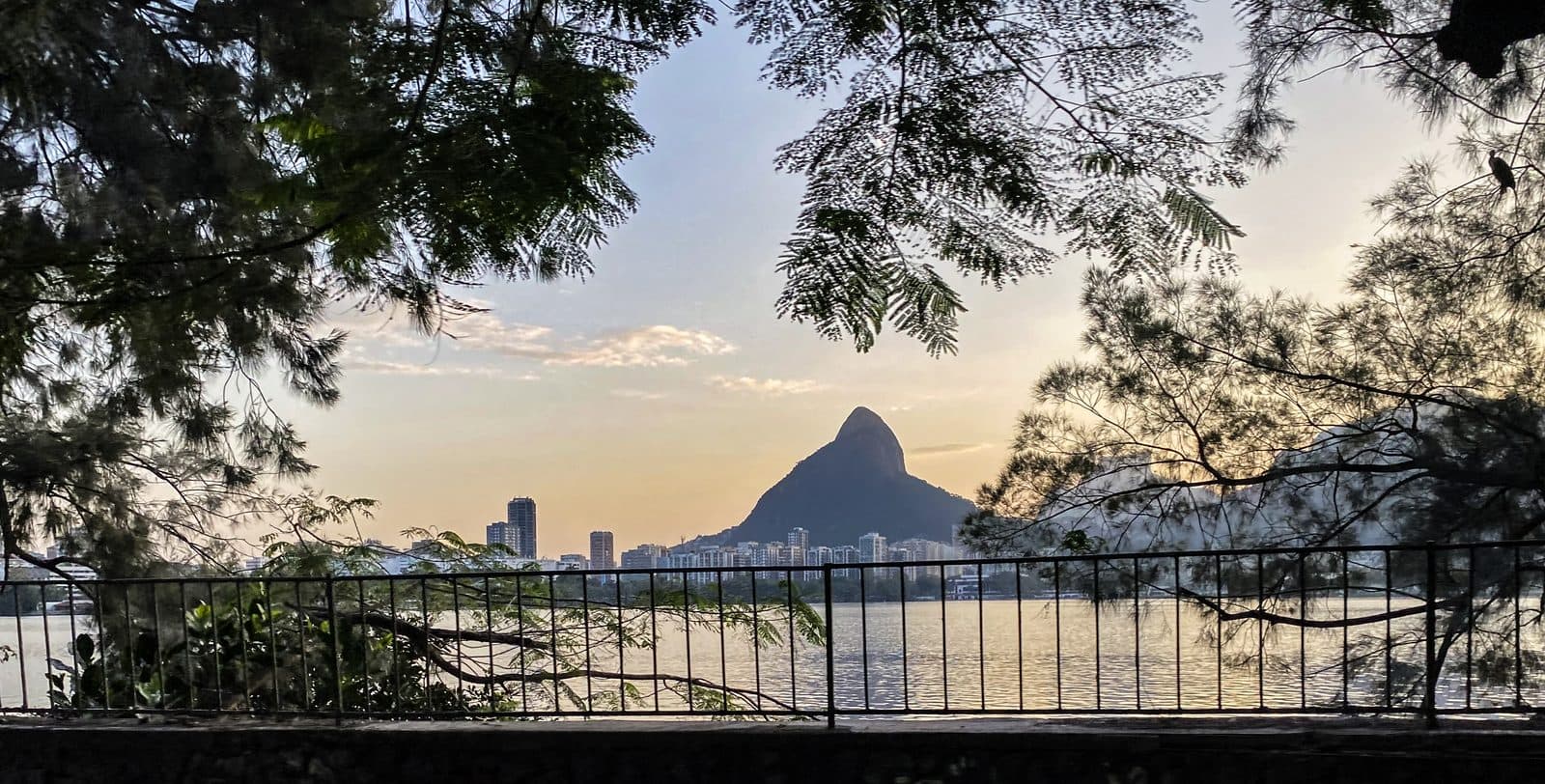 Fim de tarde na lagoa